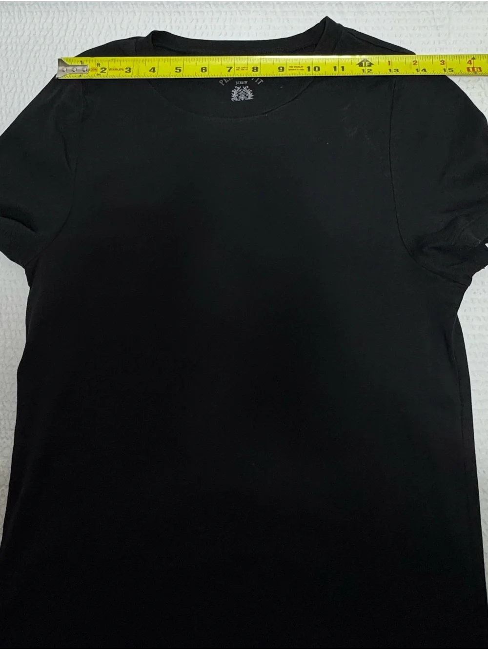 Vintage  J crew prefect fit Black women Crew Neck T-Shirt  XL
